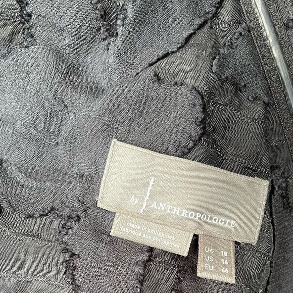 NWT Anthropologie Textured Ruffle Mini Dress - Picture 8 of 11